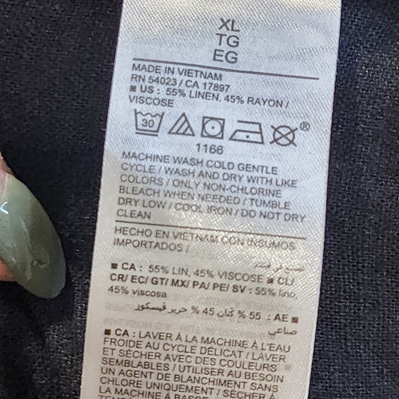 Old Navy Black Pullon Maternity Linen Blend Shorts XL - Picture 9 of 10